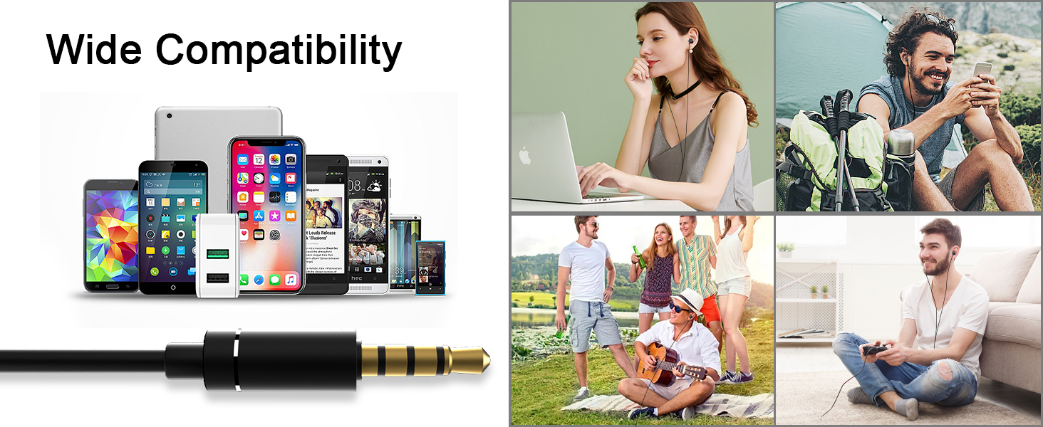 wired earbuds headphones for fire tablet for chromebook