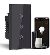 BSEED Dimmer Switch, 2.4GHz Smart Dimmer Light Switch Work with Alexa and Google Home, Neutral Wi...