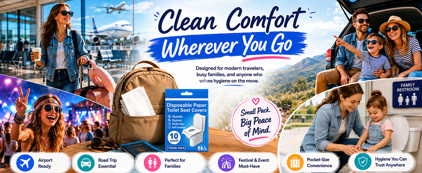 disposable flushable toilet seat covers travel pocket size kids potty liners trip essentials