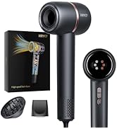 Hair Dryer, 160000RPM High-Speed Brushless Motor Professional Ionic Blow Dryer for Fast Drying, T...