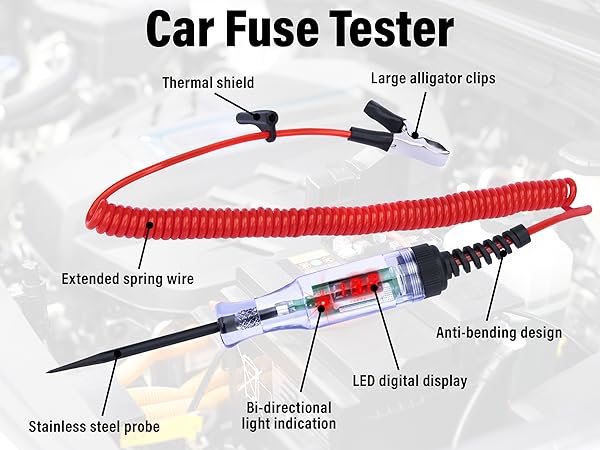 Automotive Test Light with Voltmeter