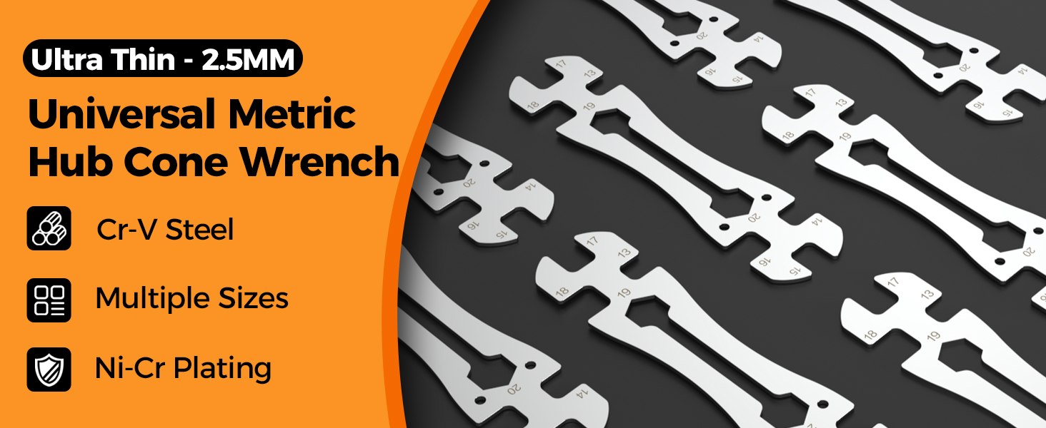 Universal Thin Hub Cone Wrench