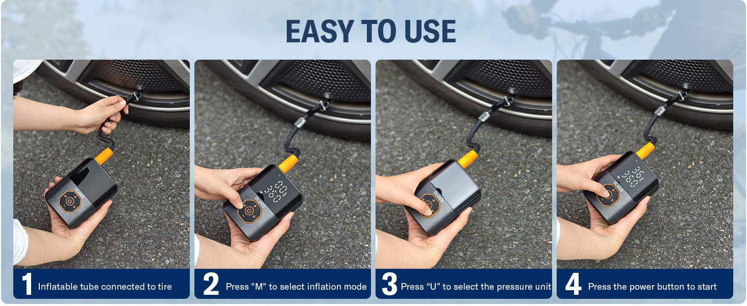 Tire Inflator Portable Air Compressor