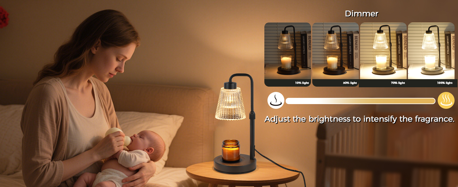 candle warmer lamp with timer