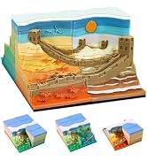 3D Time Piece Calendar, 2027 Desk Calendar With LED Light, 3d Tree Memo Pad Creative Desk Calenda...