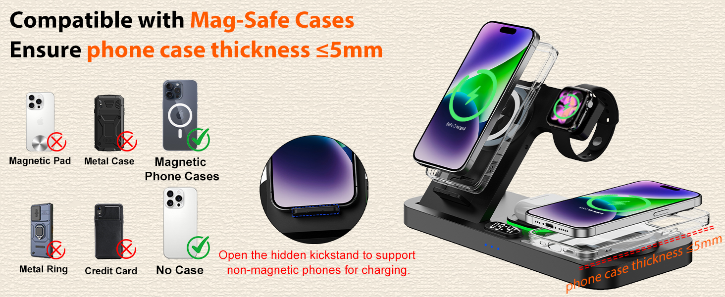 dual phone charging station