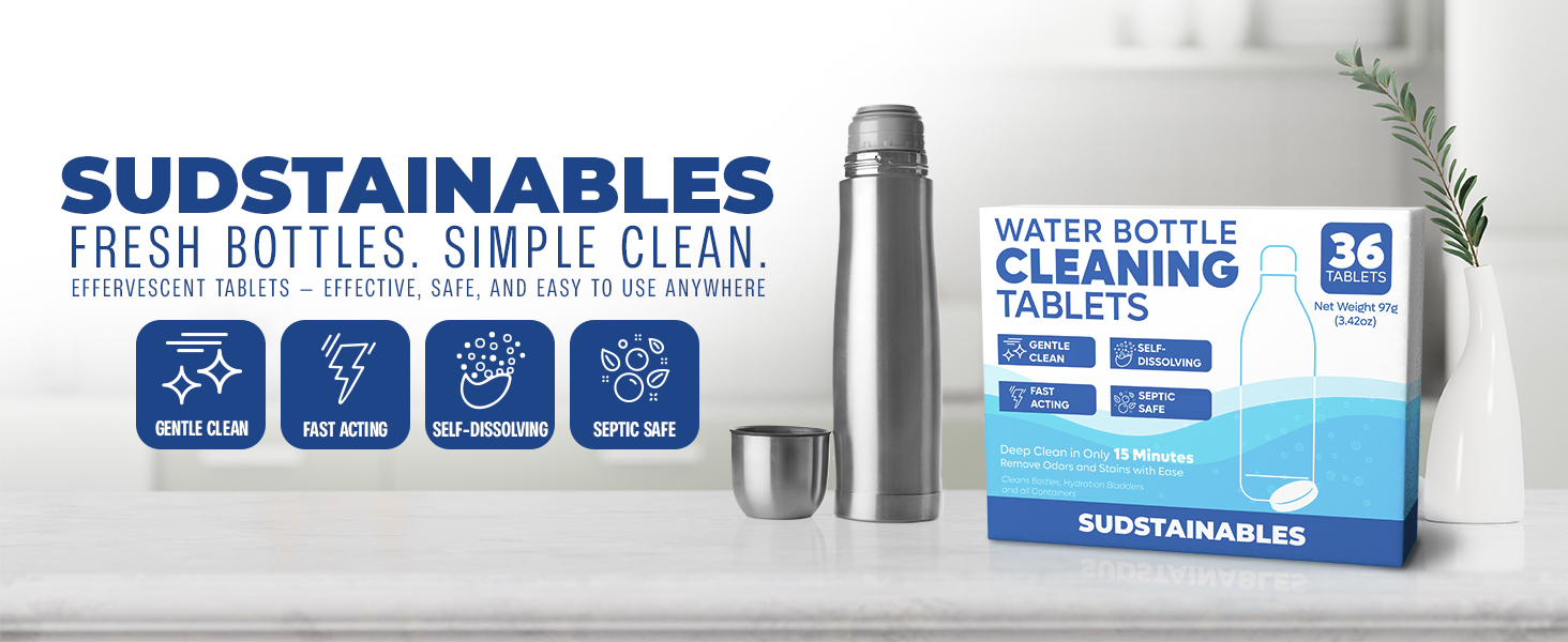 bottle cleaning tablets