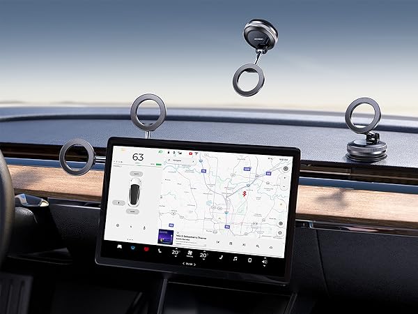 magnetic car phone holder
