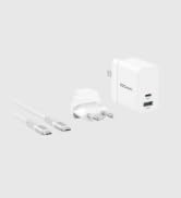 EZQuest 65W USB C Charger - 1X USB-C, 1X USB-A Port, with 2 Meter USB-C Charger Cable - Fast Char...