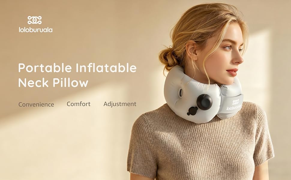 Portable Inflatable Neck Pillow