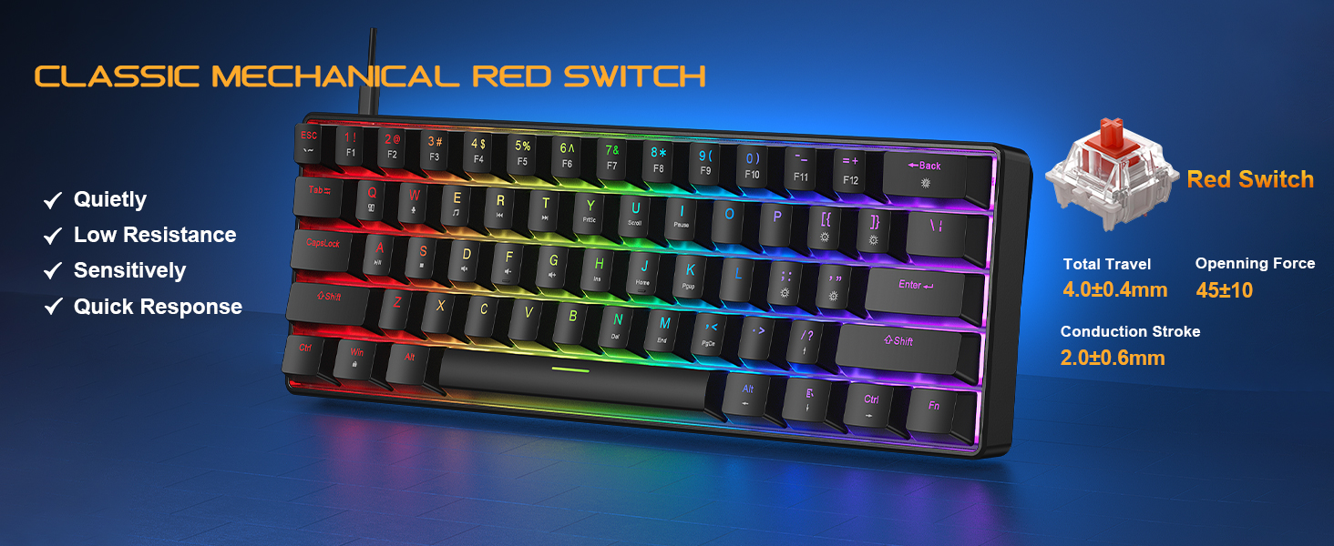 Mechanical gaming keyboard keyboard and mouse combo gaming keyboard and mouse
