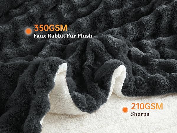 Faux Rabbit Fur Plush