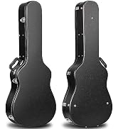CAHAYA Guitar Cases Hard Shell for Acoustic Guitars 41 Inch Acoustic Guitar Hard Shell Case with ...