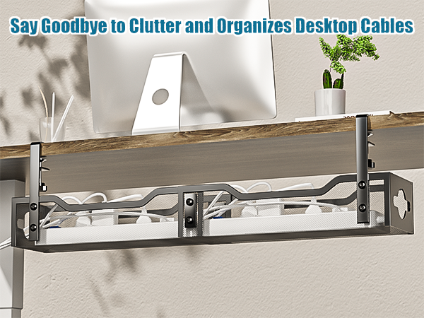 cable tray under desk