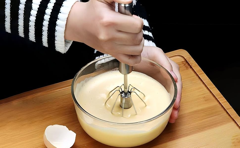 3 Pack Stainless Steel Egg Whisk