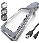 MagniPros 6X Rechargeable LED Magnifying Glass, Anti-Glare Lens &amp; Full Dimmable Lighting to Relie...