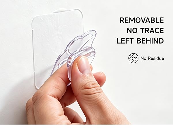 REMOVABLE NO TRACE LEFT BEHIND