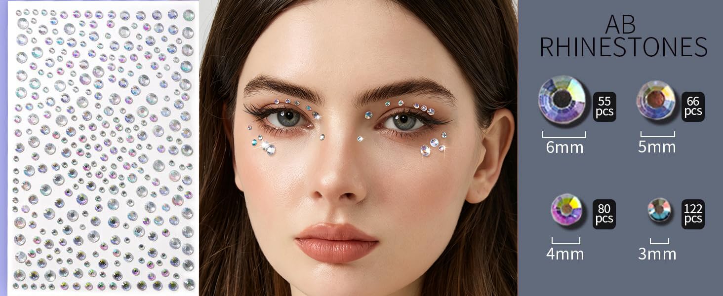 face rhinestone