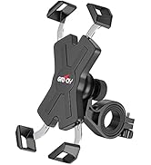 Grefay Bike Phone Mount Metal Motorcycle Handlebar Phone Holder Scooter Phone Clamp for 4.0-7.0 I...