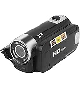 Vintage Camcorder Video Camera, 6X Digital Zoom 2.7 Inch Colourful Display Screen Handycam, High ...