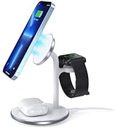 Tianle 3 in 1 Wireless Charging Station,Compatible with Apple Series, 15W Fast Charger for iPhone...