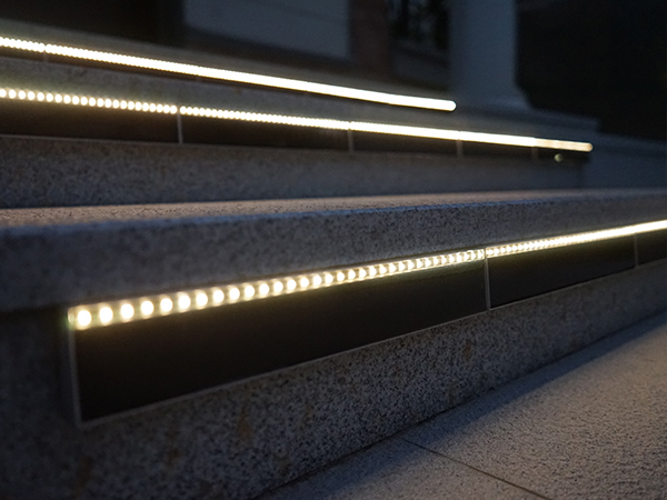 solar step lights for stairs landscape outdoor entryway entrance exterior house home garden