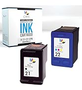 CMYi 21 22 Replacement Combo Pack Ink Cartridges for HP DeskJet F4135, F4140, F4150, F4172, F4175...