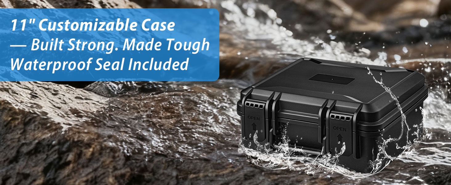 waterproof hard case with foam