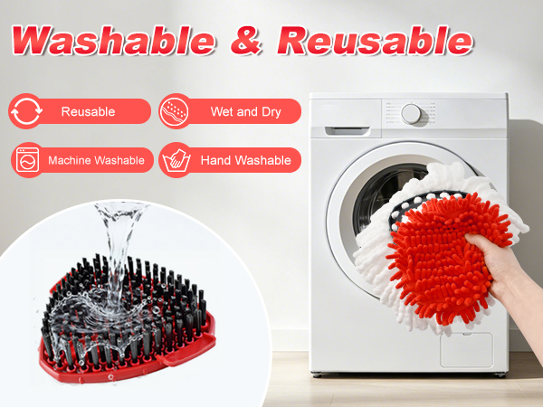 Mop Heads Replacements compatible with O-Cedar EasyWring 1 Tank Spin Mop System