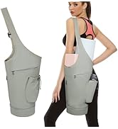 sportsnew Yoga Mat Bag, Large Opening Long Tote Yoga Mat Carrier Holder Bag with Waterproof Wet P...