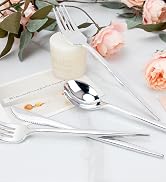 silver plastic silverware
