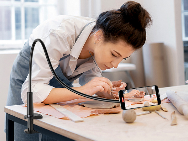 magnetic gooseneck phone holder