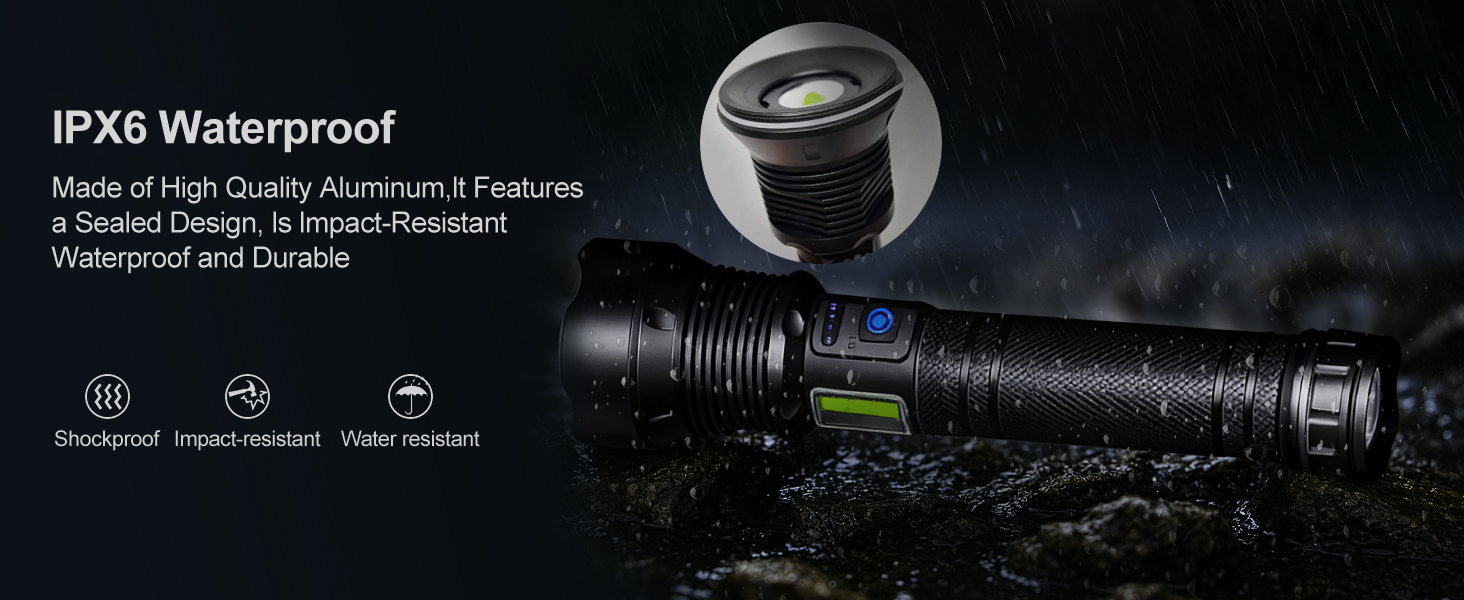 IPX6 Waterproof