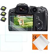 K&amp;F CONCEPT 3pcs Screen Protector Compatible with Canon EOS R6 II/R6/R7 Camera &amp; Hot Shoe Cover, ...