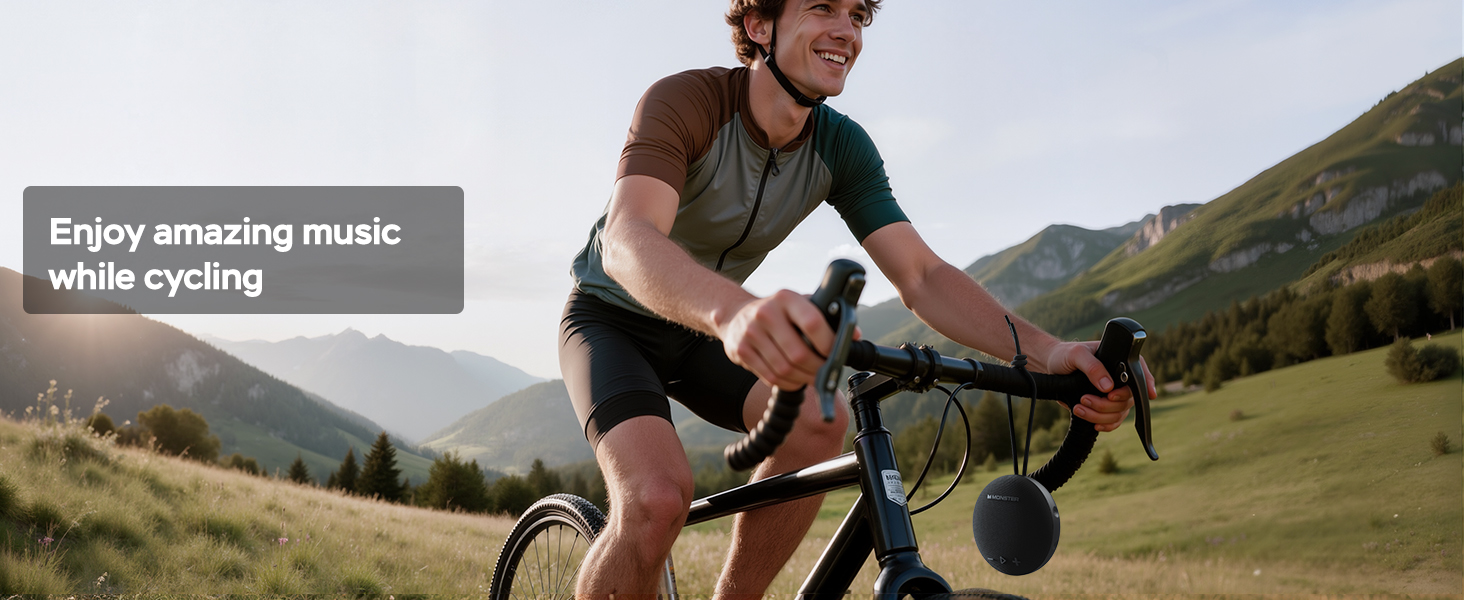 Enjoy amazing music while cycling