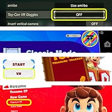 Play in VR mode gaming headset for Nintendo Switch OLED games