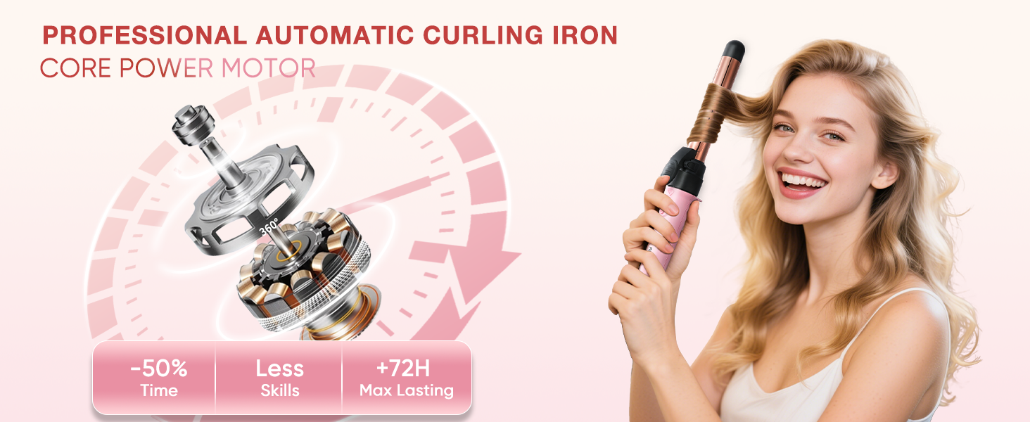 rotating curling iron