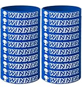 KUCLIN 20 Pcs Winner Silicone Bracelets Soccer Motivational Rubber Wristbands Soccer Party Favors...