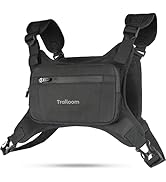 Trailoom Running Chest Pack, Reflective Vest, Water Repellent, Phone Holder, Workout Bag for Runn...