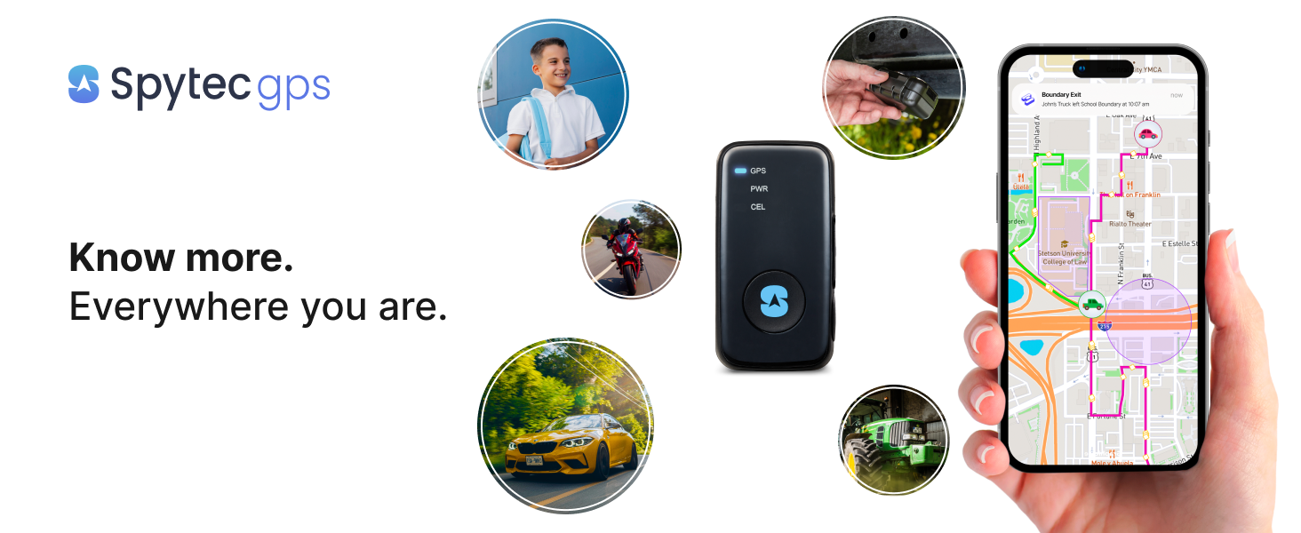 Mini gps tracker with weatherproof magnetic case for use anywhere