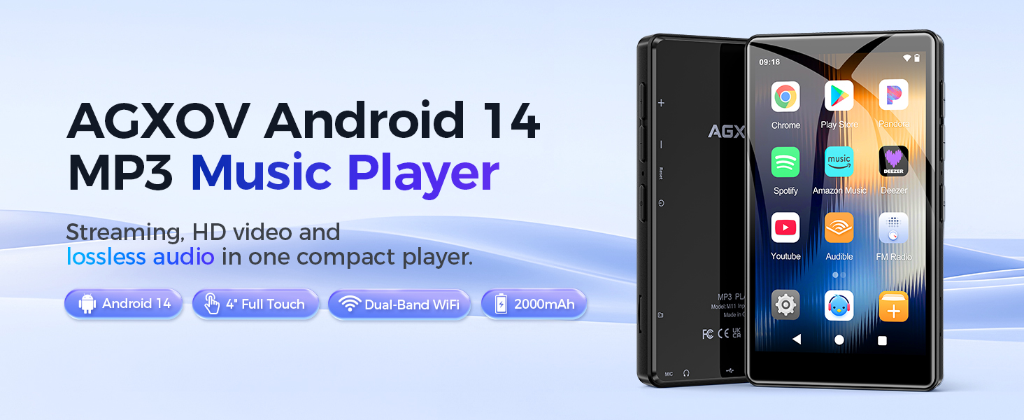 AGXOV MP3 Music Player