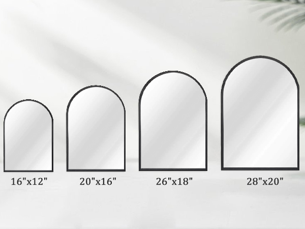 mirror size