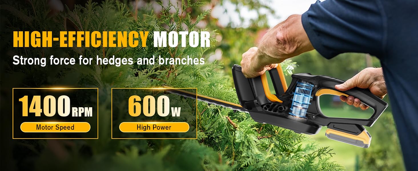 cordless trimmer for bushes