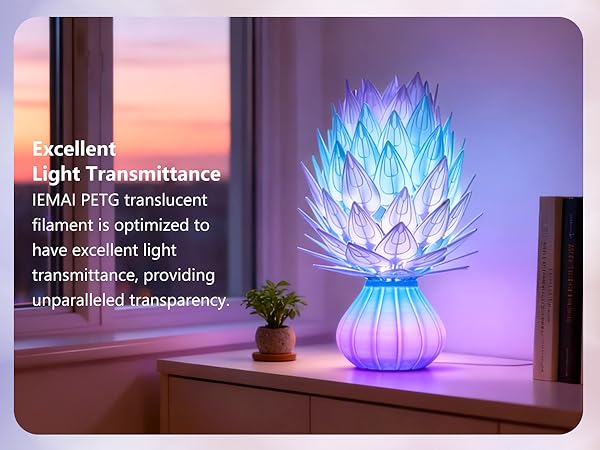 IEMAI PETG filament 1.75mm translucent gradient 3d printer filament for high-speed printing