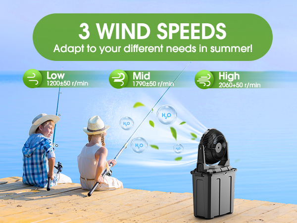 misting fan camping