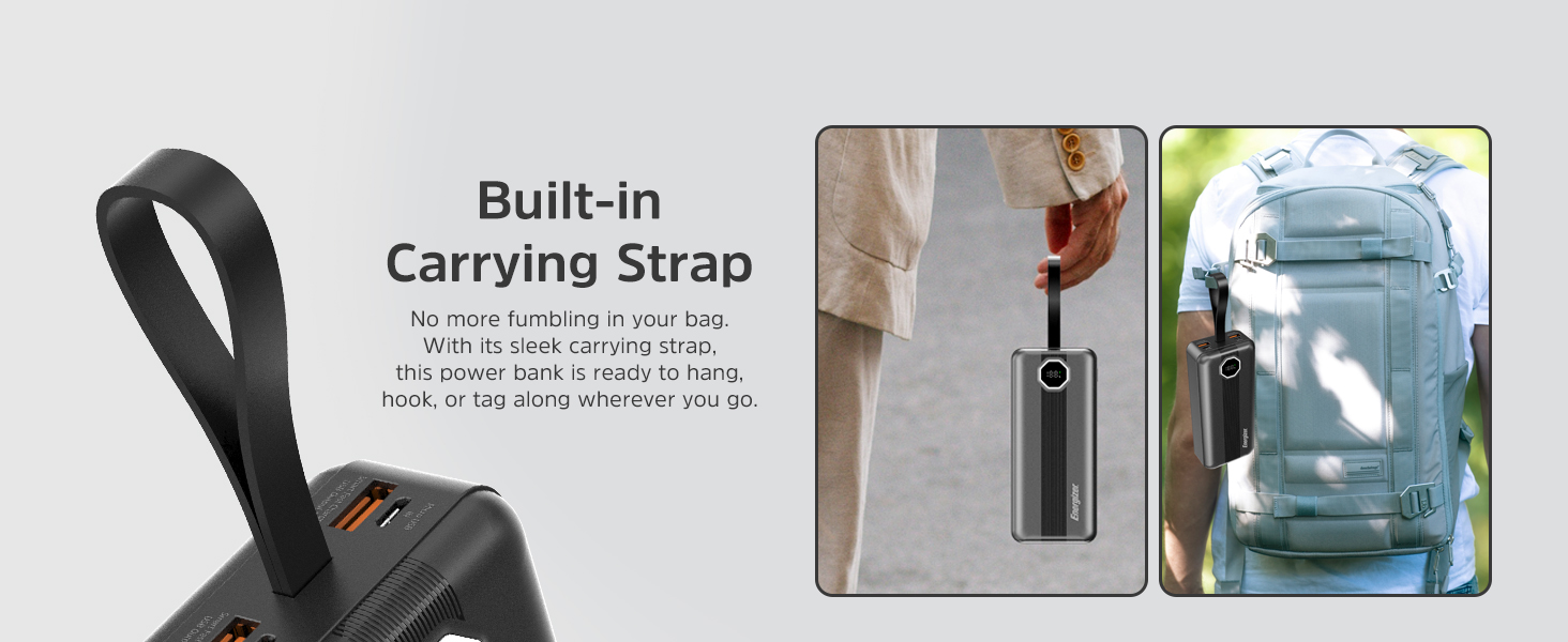 Built-in Carrying Strap