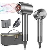 Hair Dryer, warmmama Ionic High Speed Hair Dryer Fast Drying 110000RPM 1500W Brushless Motor 3 Sp...