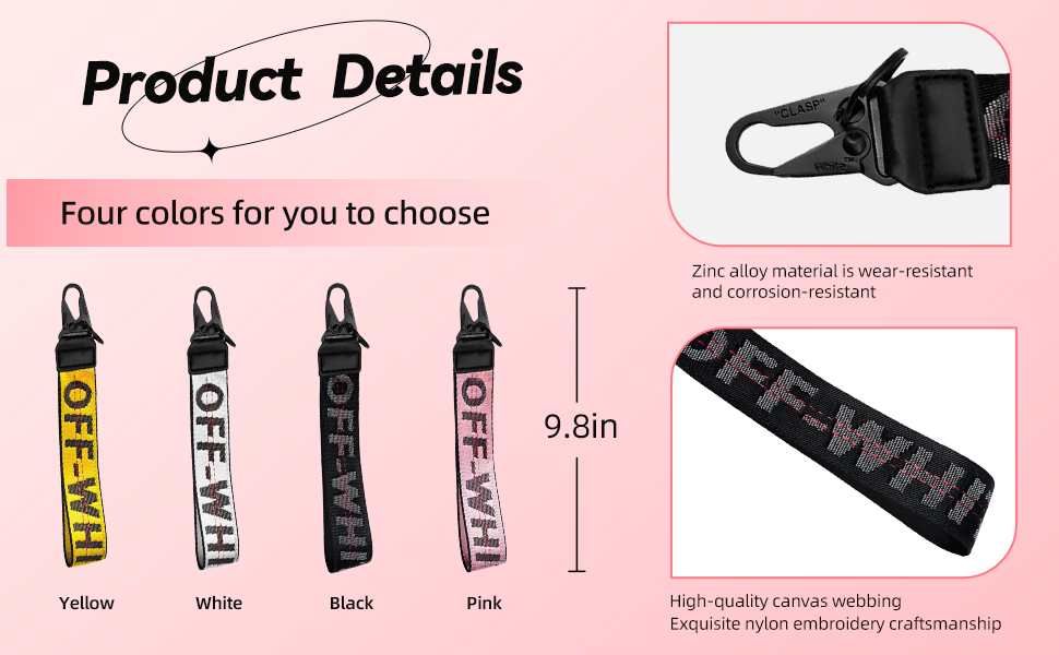 Webbing Keychain Wrist Strap