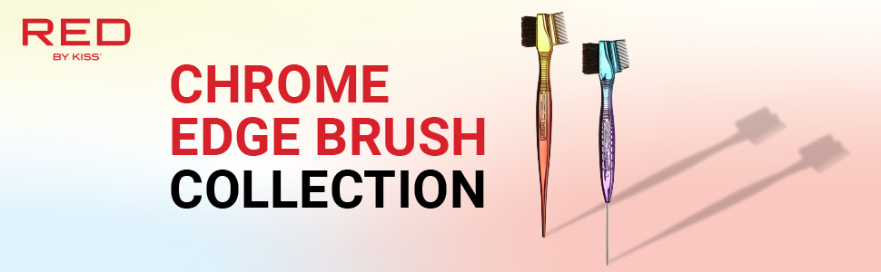 red by kiss edge control brush laid pin tail rat tail bacteria-free sterilized boar bristle smooth