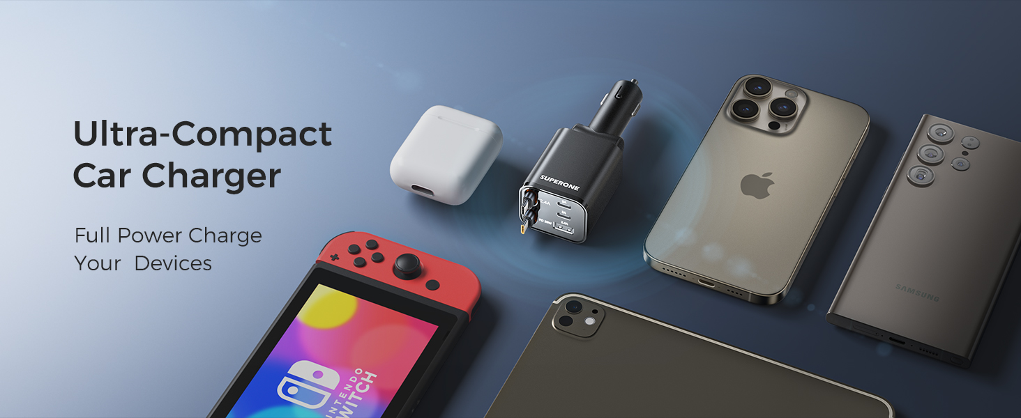 car charger retractable